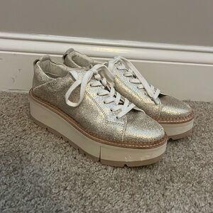 Dolce Vita Gold women’s sneakers